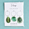 Calathea Wine Glass Charms (3pk)